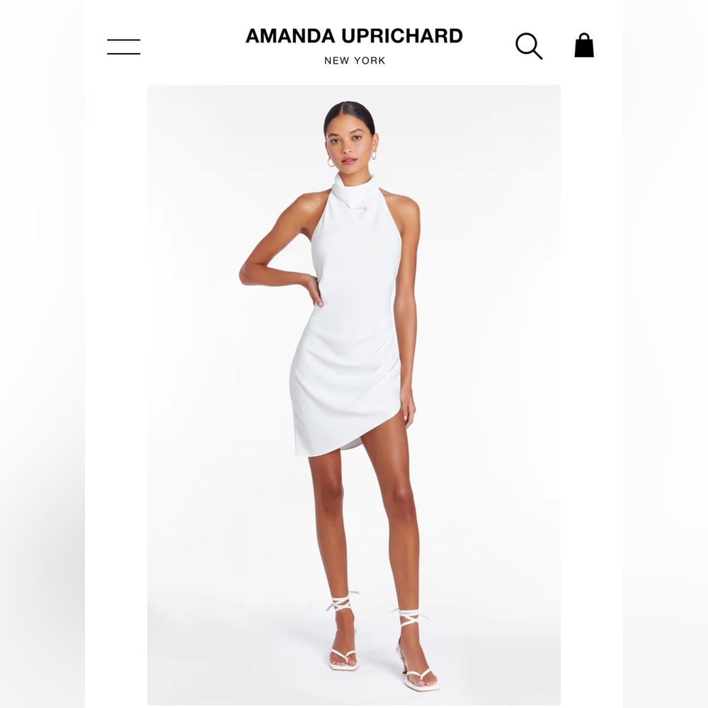 Amanda Uprichard Samba Dress in white